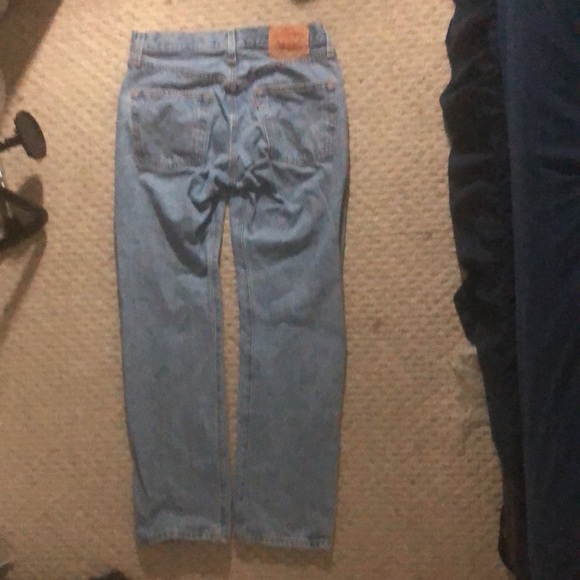 Levi 501 blue button fly jeans - Picture 2 of 4